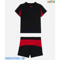 Camisa de time de futebol AC Milan Replicas 1º Equipamento Infantil 2025-26 Manga Curta (+ Calças curtas)